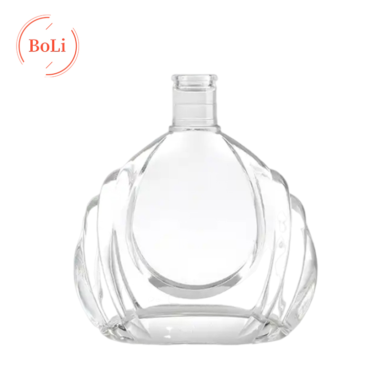 Tequila Gin Bottle, Vodka Glass Bottle, Beverage Cutting Glass Bottle